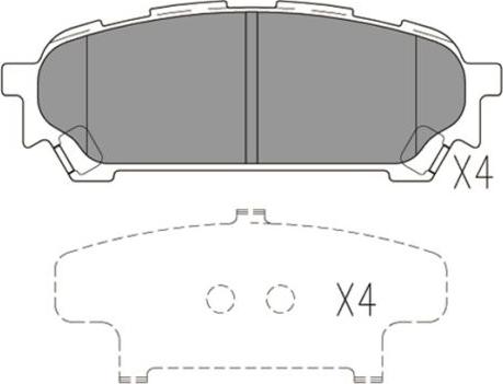 FI.BA FBP4191 - Гальмівні колодки, дискові гальма autozip.com.ua