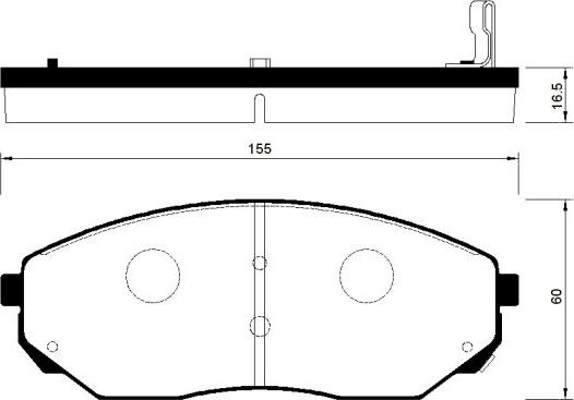 FI.BA FBP4159 - Гальмівні колодки, дискові гальма autozip.com.ua