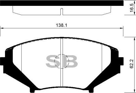 FI.BA FBP4155 - Гальмівні колодки, дискові гальма autozip.com.ua