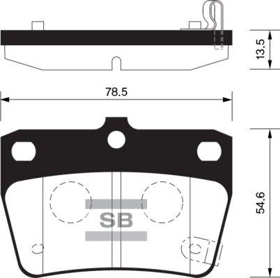 FI.BA FBP1457 - Гальмівні колодки, дискові гальма autozip.com.ua