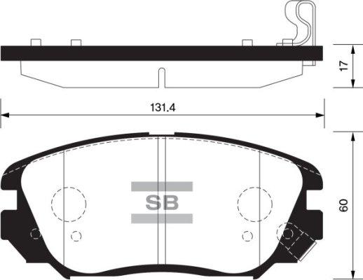 FI.BA FBP1402 - Гальмівні колодки, дискові гальма autozip.com.ua