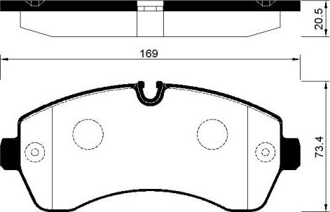 Japanparts JPA0539 - Гальмівні колодки, дискові гальма autozip.com.ua