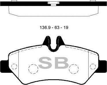 FI.BA FBP1562 - Гальмівні колодки, дискові гальма autozip.com.ua