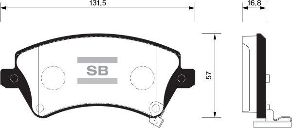 FI.BA FBP1502 - Гальмівні колодки, дискові гальма autozip.com.ua