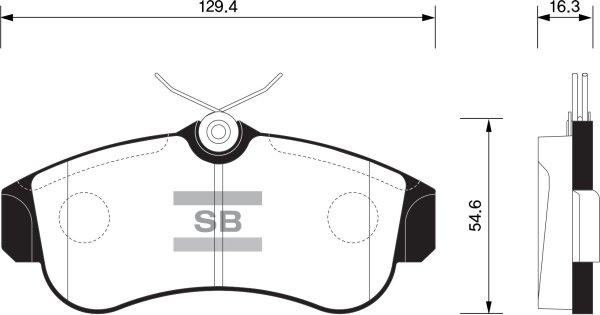 FI.BA FBP1581 - Гальмівні колодки, дискові гальма autozip.com.ua