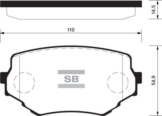 FI.BA FBP1535 - Гальмівні колодки, дискові гальма autozip.com.ua