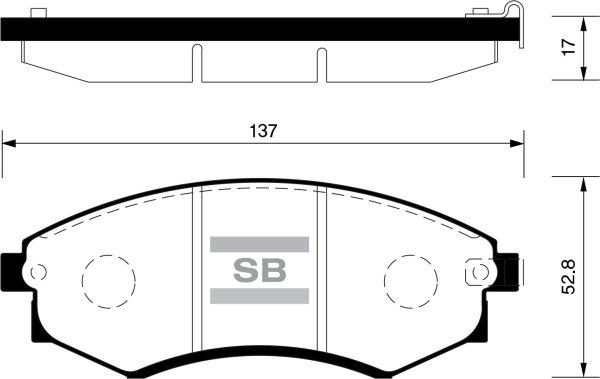 FI.BA FBP1048 - Гальмівні колодки, дискові гальма autozip.com.ua