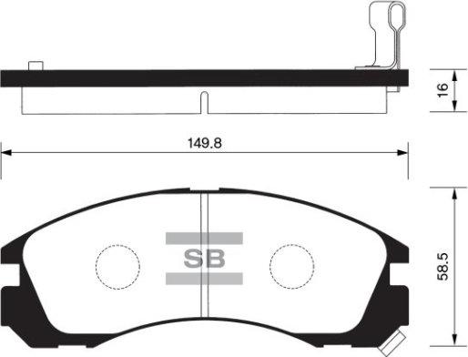 FI.BA FBP1068 - Гальмівні колодки, дискові гальма autozip.com.ua