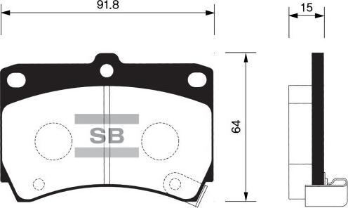 FI.BA FBP1067 - Гальмівні колодки, дискові гальма autozip.com.ua