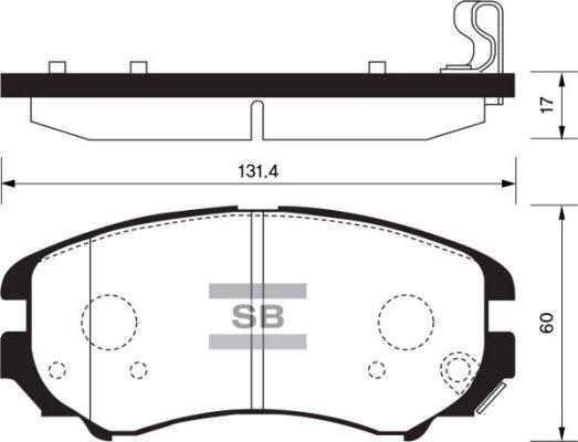 GMC 2389101 - Гальмівні колодки, дискові гальма autozip.com.ua