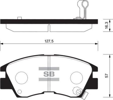 FI.BA FBP1135 - Гальмівні колодки, дискові гальма autozip.com.ua