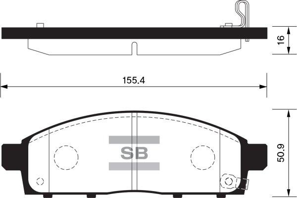 FI.BA FBP1361 - Гальмівні колодки, дискові гальма autozip.com.ua