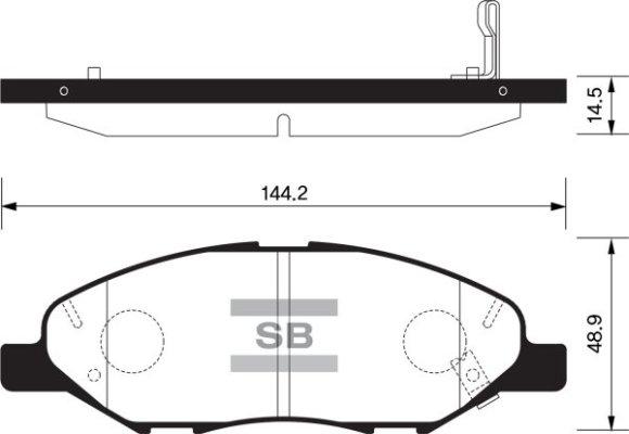 FI.BA FBP1383 - Гальмівні колодки, дискові гальма autozip.com.ua