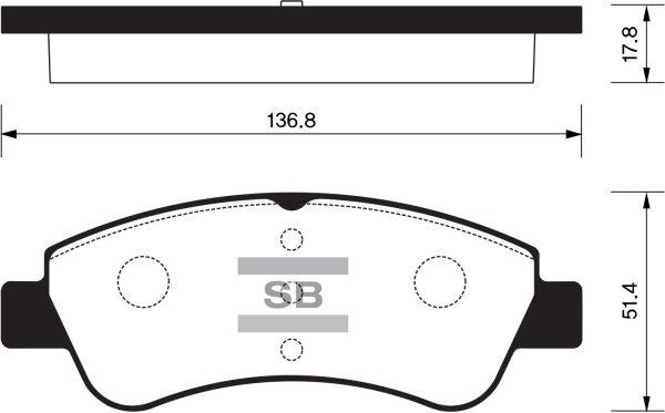 ATE 23599 - Гальмівні колодки, дискові гальма autozip.com.ua