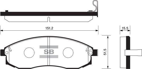 FI.BA FBP1256 - Гальмівні колодки, дискові гальма autozip.com.ua