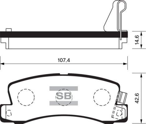 FI.BA FBP1208 - Гальмівні колодки, дискові гальма autozip.com.ua