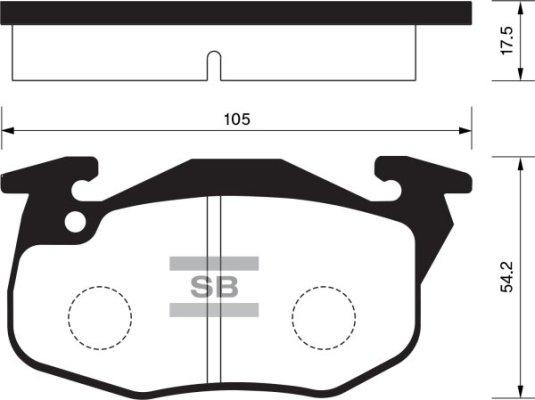 Kamoka 101786 - Гальмівні колодки, дискові гальма autozip.com.ua