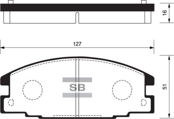 FI.BA FBP2010 - Гальмівні колодки, дискові гальма autozip.com.ua