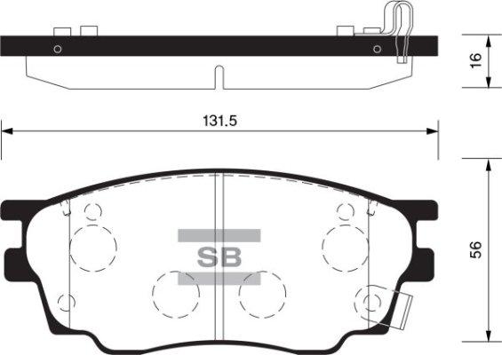 FI.BA FBP2027 - Гальмівні колодки, дискові гальма autozip.com.ua