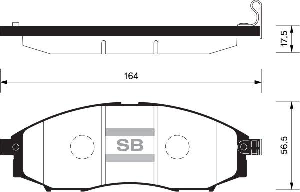 FI.BA FBP2078 - Гальмівні колодки, дискові гальма autozip.com.ua