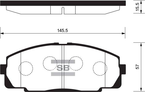 FI.BA FBP2077 - Гальмівні колодки, дискові гальма autozip.com.ua