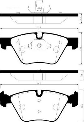 FI.BA FBP2159 - Гальмівні колодки, дискові гальма autozip.com.ua