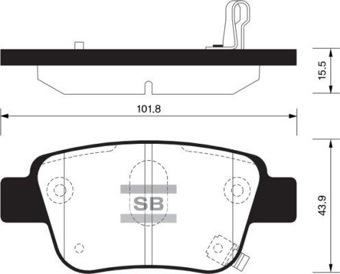 FI.BA FBP2184 - Гальмівні колодки, дискові гальма autozip.com.ua