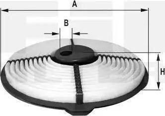 FIL Filter HP 5002 - Повітряний фільтр autozip.com.ua