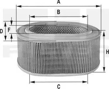 FIL Filter HPU 4404 - Повітряний фільтр autozip.com.ua