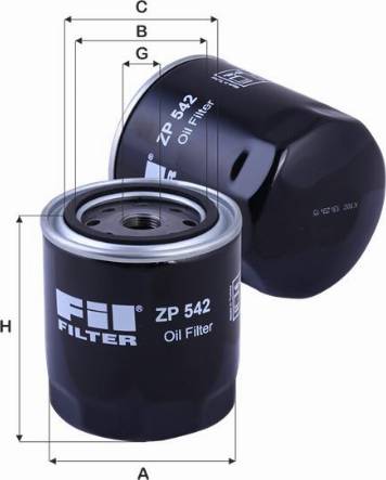 FIL Filter ZP 542 - Масляний фільтр autozip.com.ua