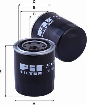 FIL Filter ZP 63 A - Масляний фільтр autozip.com.ua