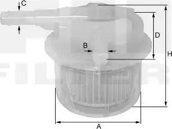 FIL Filter ZP 8065 FP - Паливний фільтр autozip.com.ua