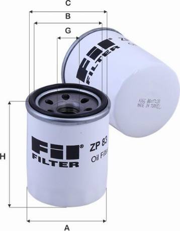 FIL Filter ZP 83 - Масляний фільтр autozip.com.ua