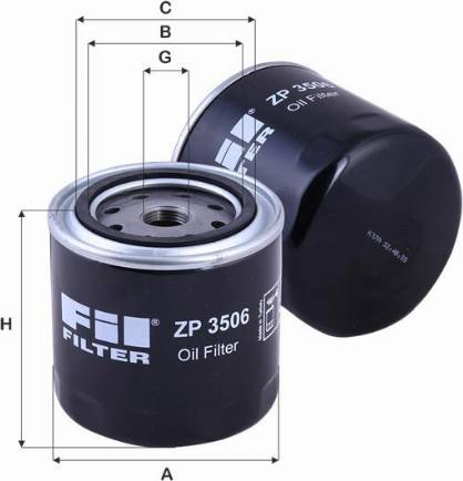 FIL Filter ZP 3506 - Масляний фільтр autozip.com.ua
