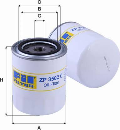 FIL Filter ZP 3502 C - Масляний фільтр autozip.com.ua