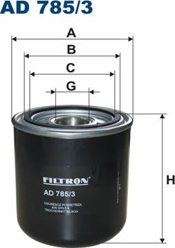 Filtron AD785/3 - Патрон осушувача повітря, пневматична система autozip.com.ua