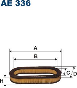 Filtron AE336 - Повітряний фільтр autozip.com.ua