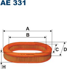 Filtron AE331 - Повітряний фільтр autozip.com.ua