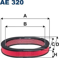 Filtron AE320 - Повітряний фільтр autozip.com.ua