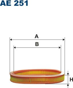 Filtron AE251 - Повітряний фільтр autozip.com.ua