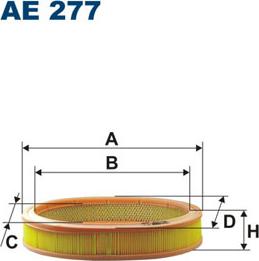 Filtron AE277 - Повітряний фільтр autozip.com.ua