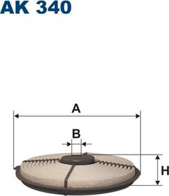 Filtron AK340 - Повітряний фільтр autozip.com.ua