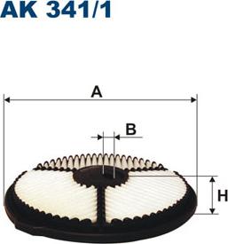 Filtron AK341/1 - Повітряний фільтр autozip.com.ua