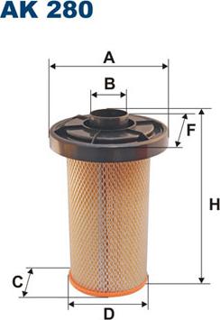 Filtron AK280 - Повітряний фільтр autozip.com.ua