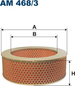 Filtron AM468/3 - Повітряний фільтр autozip.com.ua