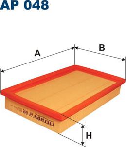 Filtron AP048 - Повітряний фільтр autozip.com.ua