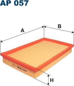 Filtron AP057 - Повітряний фільтр autozip.com.ua