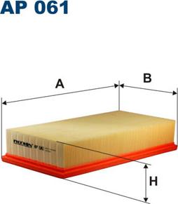 Filtron AP061 - Повітряний фільтр autozip.com.ua