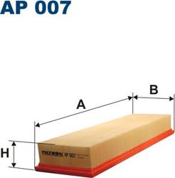 Filtron AP007 - Повітряний фільтр autozip.com.ua
