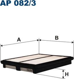 Filtron AP082/3 - Повітряний фільтр autozip.com.ua